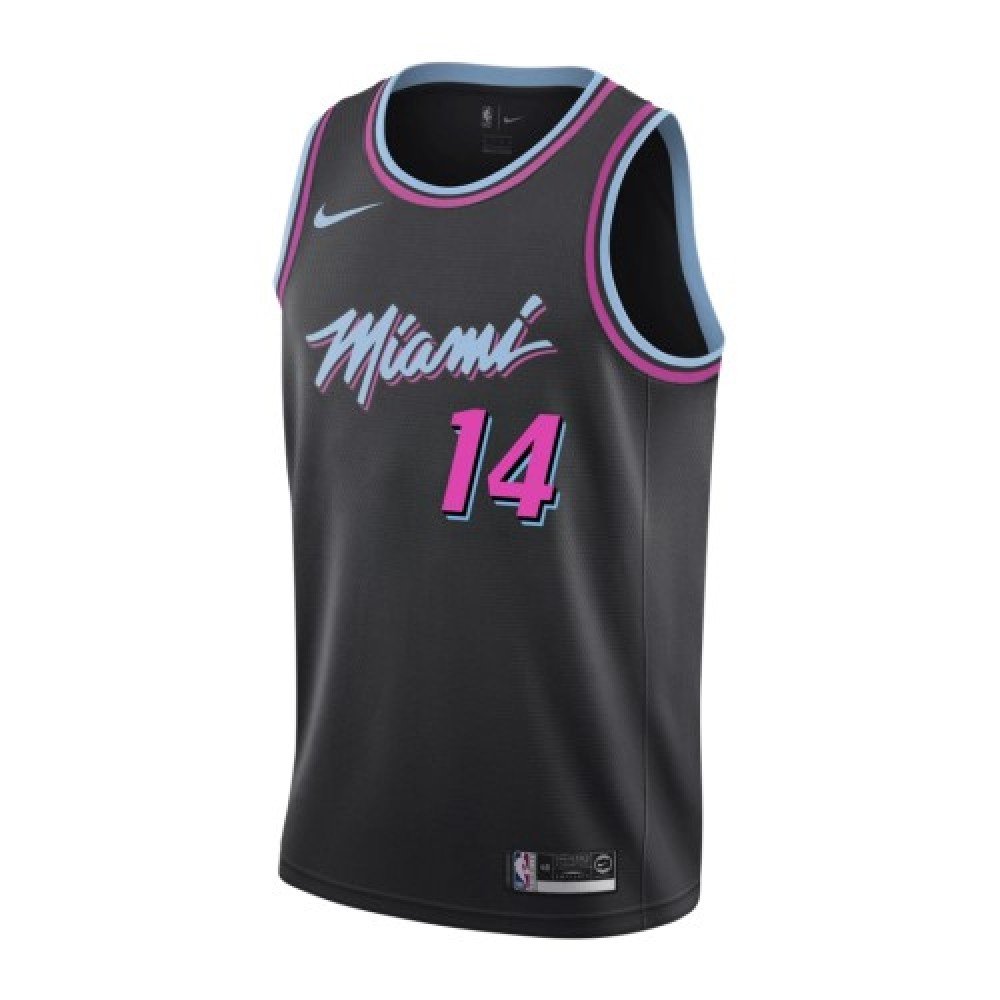 Men's Miami Heat Tyler Herro #14 Black 19-20 Swingman Jersey - City Edition-Pro Kit Vault | Brand New 26/27 Sports Jerseys